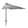 Aurinkovarjo puolikas harmaa Ø250cm
