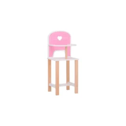 Baby Rose puinen nuken syöttötuoli