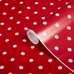 D-c-fix 45x200cm polka dot punainen