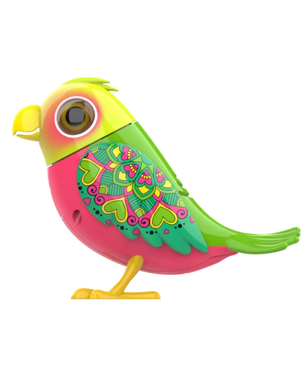 Digibird laulaa ja liikkuu
