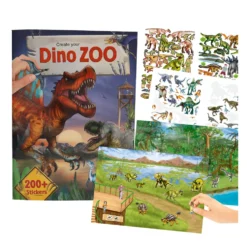 Dino World Zoo Tarrakirja