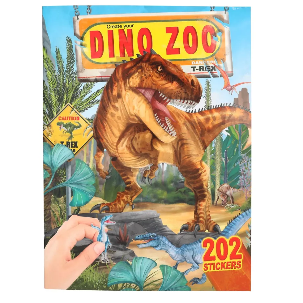 Dino World Zoo Tarrakirja