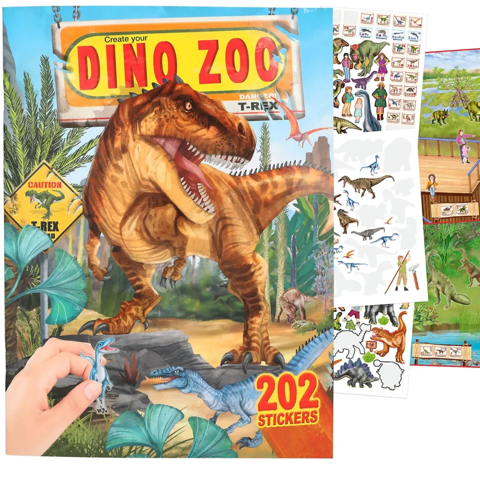 Dino World Zoo Tarrakirja