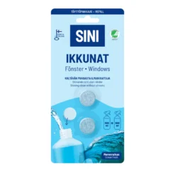 Ikkunanpuhdistusaine, täyttöpakkaus – 2 tablettia