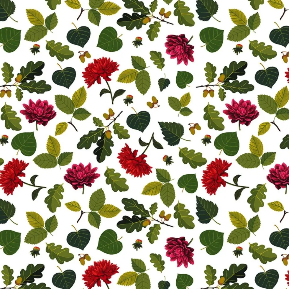 Kerniliina Blommor & Blad