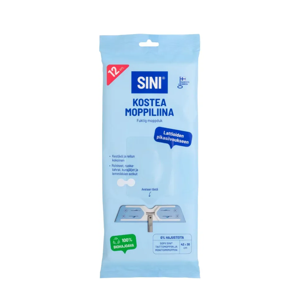 Kostea moppiliina 12kpl