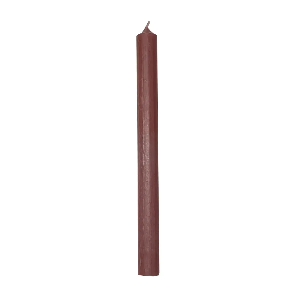 Kynttilä 25cm vanha rosa