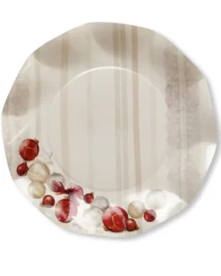 Lautanen 24cm joulupallot 8kpl