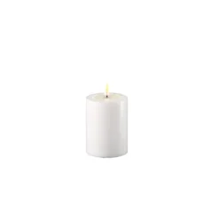 LED pöytäkynttilä 7,5 x 10cm valkoinen