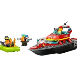 Lego City 60373 Palokunnan pelastusvene