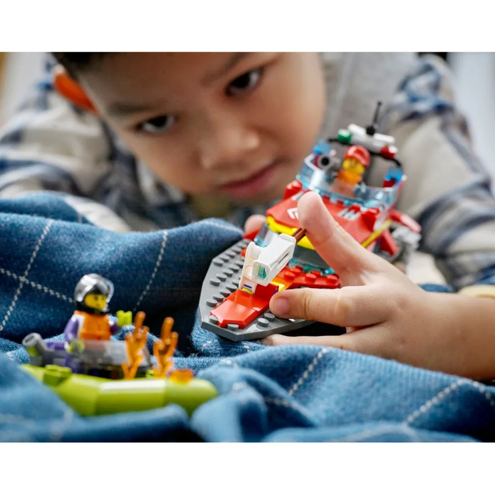 Lego City 60373 Palokunnan pelastusvene