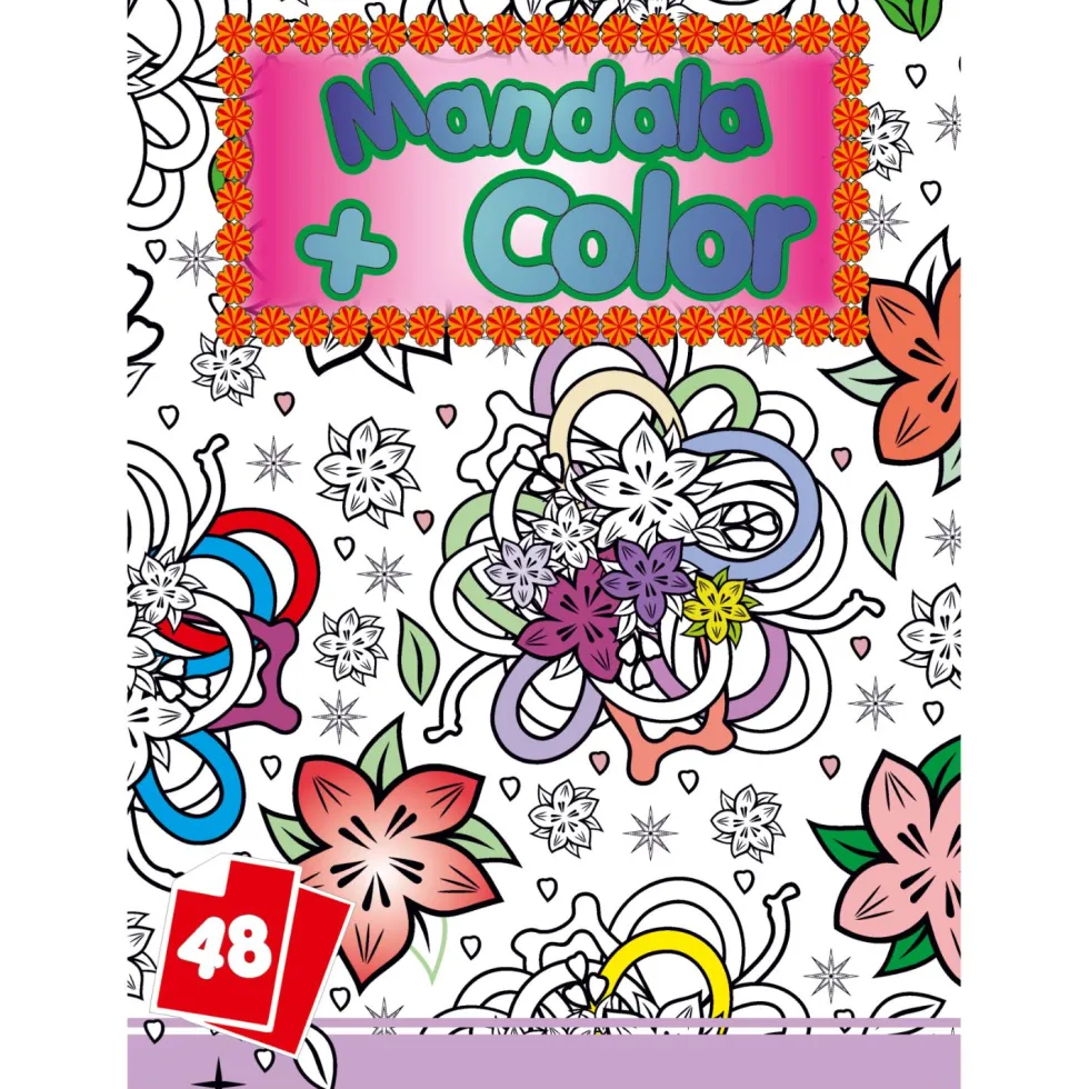 Mandala & color värityskirja