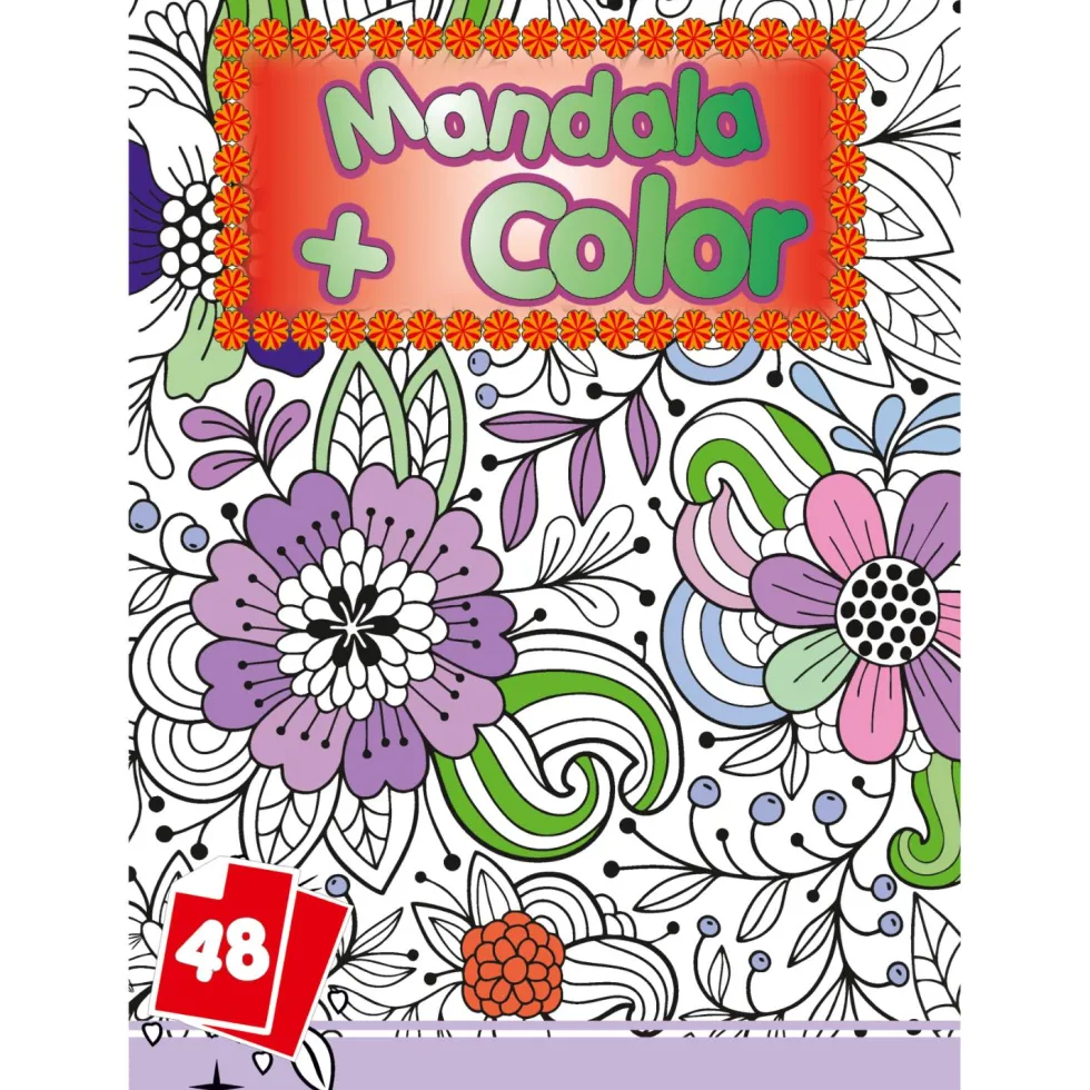 Mandala & color värityskirja