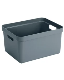 Muovilaatikko siniharmaa 32L