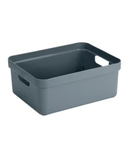 Muovilaatikko siniharmaa 24L