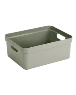 Muovilaatikko vaalean vihreä 24L