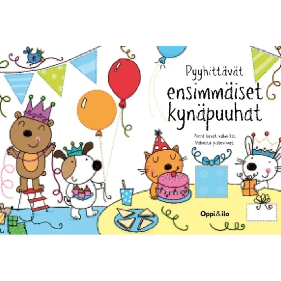 Oppi&ilo Ensimmäiset kynäpuuhat-puuhakirja