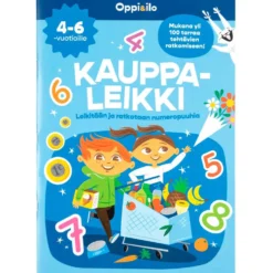Oppi&ilo Kauppaleikki puuha- ja tarrakirja