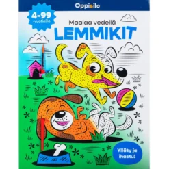 Oppi&ilo Maalaa vedellä lemmikit -puuhakirja