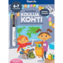 Oppi&ilo Pyyhittävä Koulua kohti puuhakirja