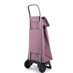 Ostoskärry 40l tweed malva
