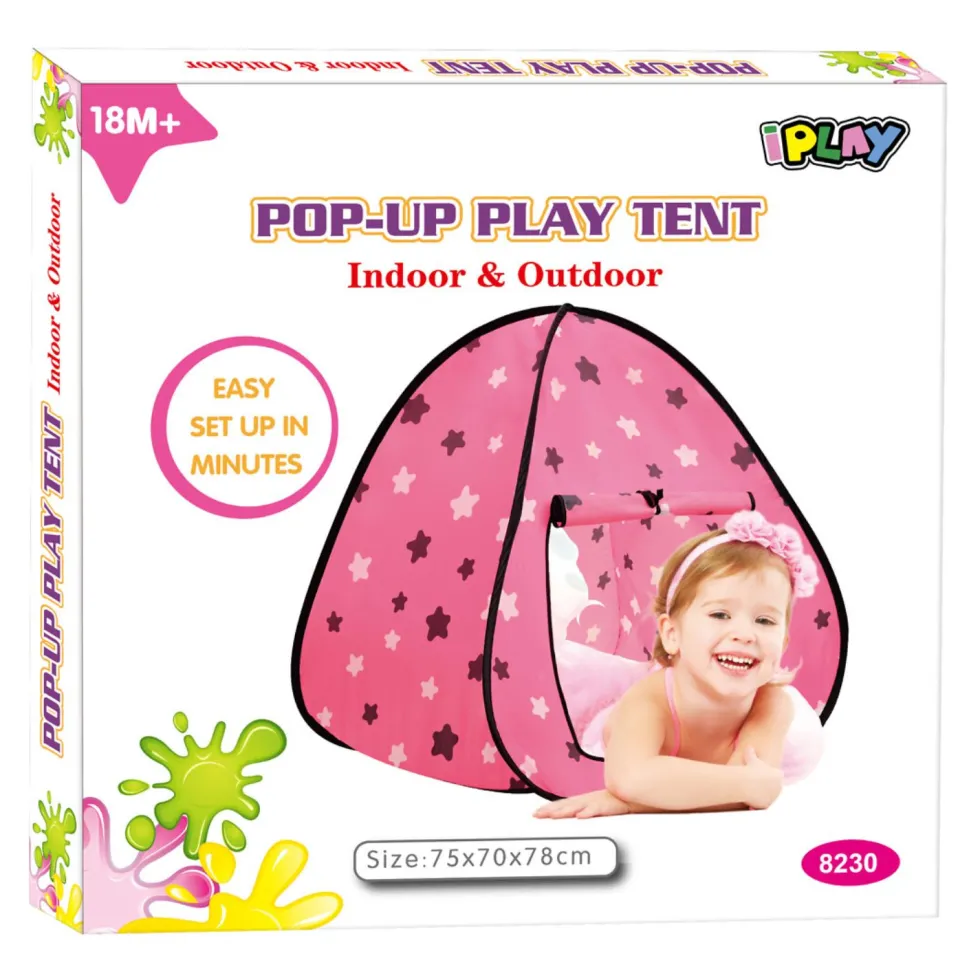 Pop-up leikkiteltta pinkki