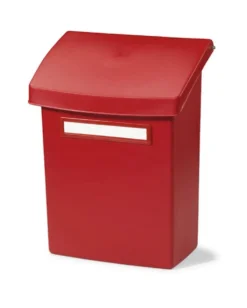 Postilaatikko välikannella punainen