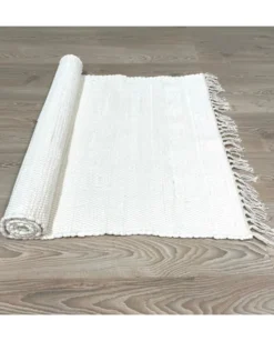 Puuvillamatto valkoinen
