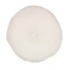 Pyöreä tyyny napilla beige