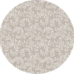 Pyöreä vahakangasliina Ø140cm lehdet