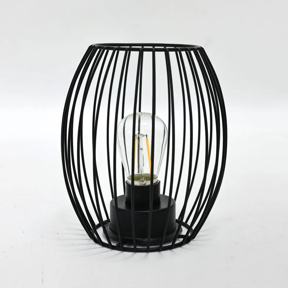 Pöytälamppu metallia 16cm