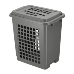 Pyykkikori 45L kivenharmaa