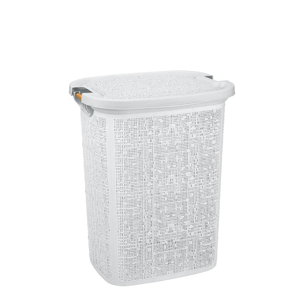 Pyykkikori Woow valkoinen 60l