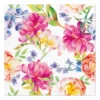 Servetti 33x33cm Orkidea ja pioni