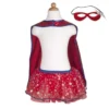 Supersankari tutu, viitta ja maski