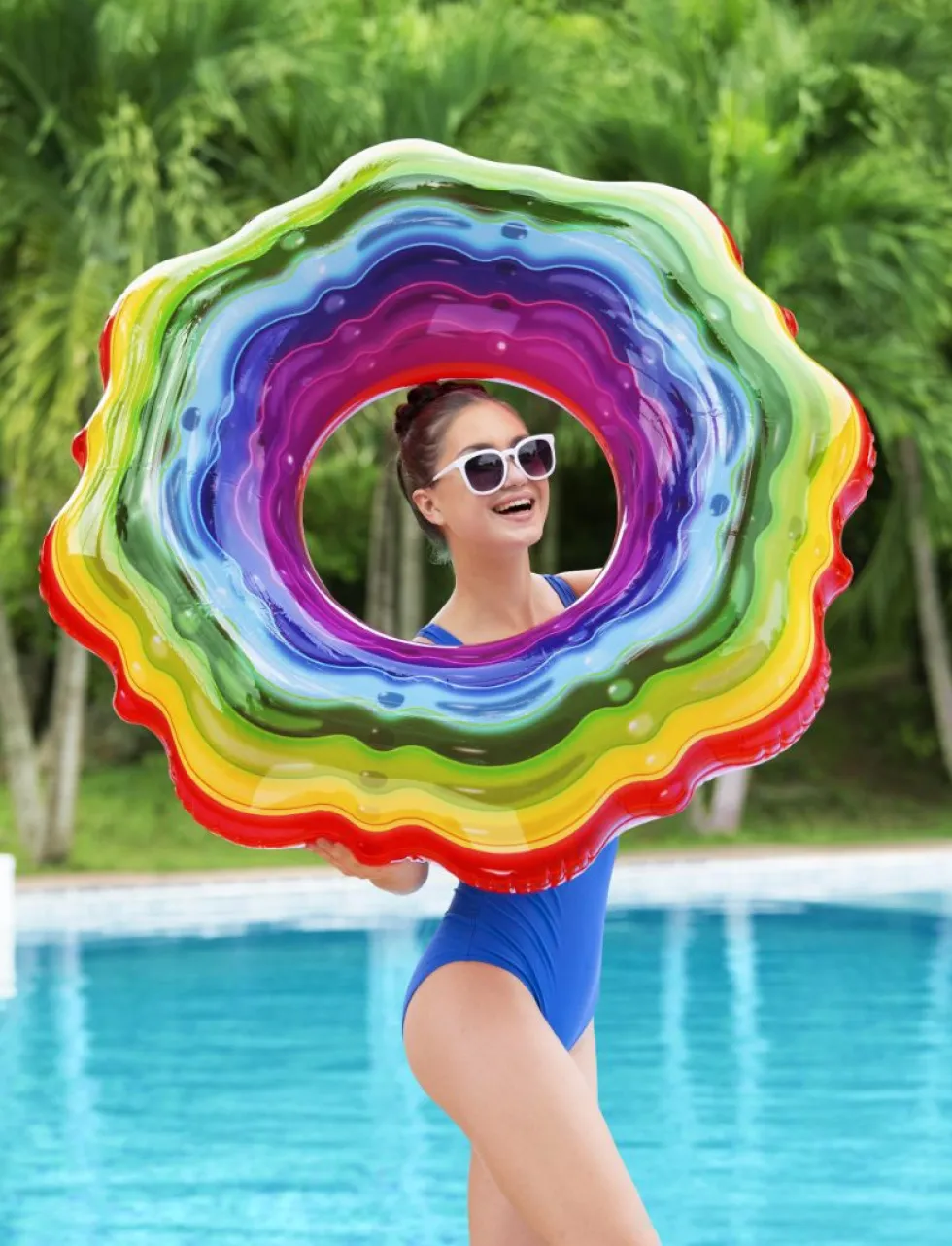 Uimarengas sateenkaari Jelly 115 cm