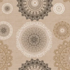 Vahakangas koristeelliset ympyrät, beige