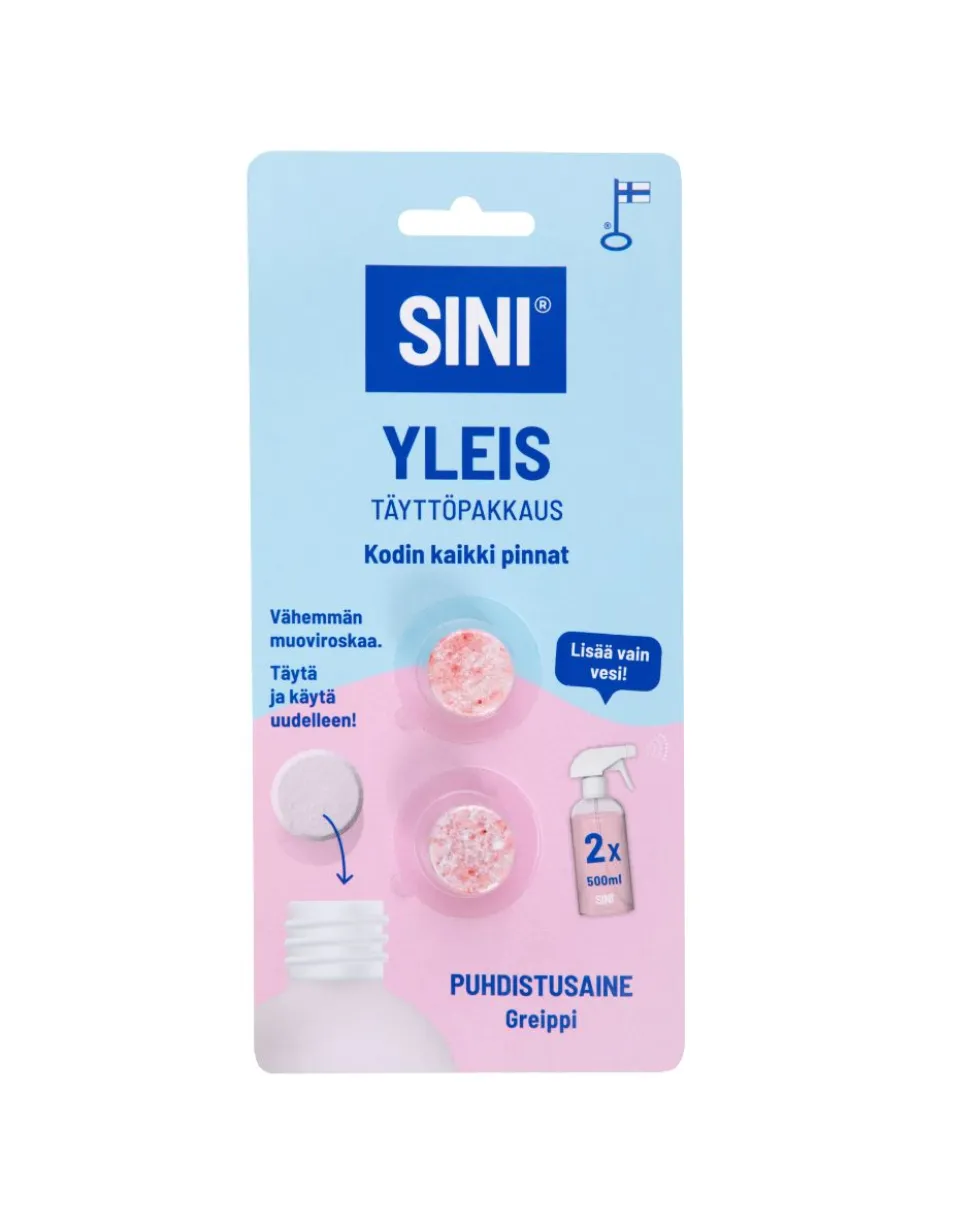 Yleis puhdistusainetabletti täyttöpakkaus